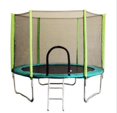 China With protective net indoor and outdoor trampoline with indoor and outdoor net for touring trampoline with tent/roof for sale