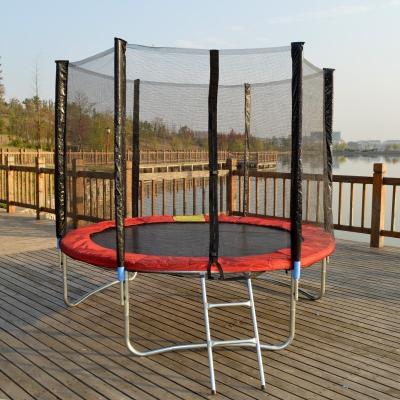 China With Outdoor Protective Net Round Trampolines With Safety Fencing 12ft For Sale for sale