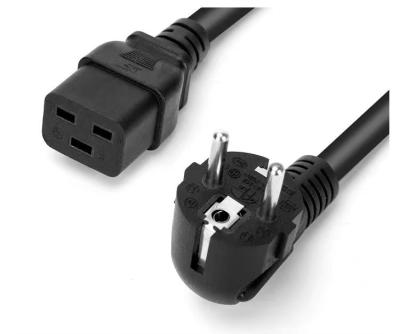 China Consumer Electronics C19 Power Cable Plug 16A 1.5m 1.8m Power Cord For Power Supply from M21S M20S M31S+ T2TH+ T3+ 1066pro A1166 A1246 for sale