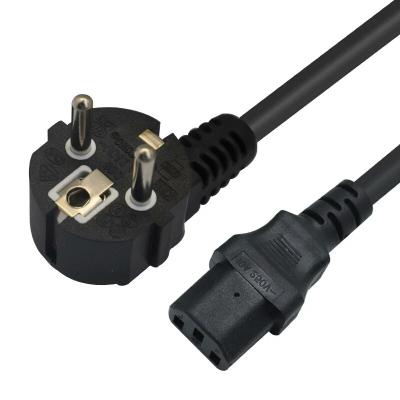 China COMPUTER 10A 250V 2pin EU Power Cord For T2T T17 S17 S15 S9 Power Cable Plug C13 1.5m 1.8m for sale