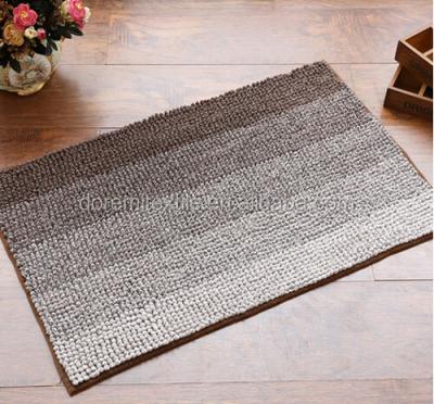 China Chenille Sustainable Home Bathroom Kitchen Area Floor Mat Absorbent Soft Non-slip Rugs for sale