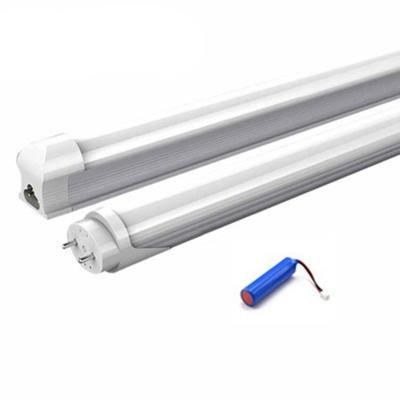 China Rotatable Hotel Emergency T8 LED Tube 15w 18w 22w 160lm/w T8 Rechargeable Emergency With Battery for sale