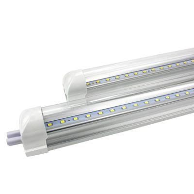 China 160LM/W Desktop Led Tube Light Fixture Integrated 36W 2FT 3FT 4FT 5FT 6FT 8FT V Shape Led Tubes for sale