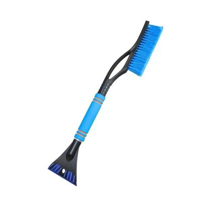 China Durable Outdoor Portable Car Snow Removal Brush Aluminum Windshield Ice Scraper Must-Have For Cars In Winter for sale