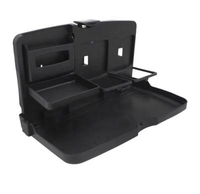 China ABS Foldable portable car Back Seat Organizer  backseat travel dinner tray for sale