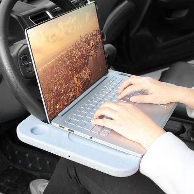 China Universal steering wheel table Portable car notebook bracket table food tray desk multi-function small vehicle laptop desk for sale