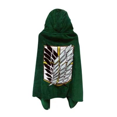 China Polyester factory hot sale modern design customized multi function giant hooded shawl for sale