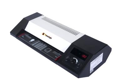 China Digital display 4 rollers Pouch Laminating Machine for A4 A5 A6 size Pouch laminator for sale