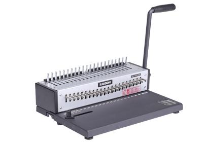 China Manual binding machine Comb binder Sliver punching up to 15sheets for sale