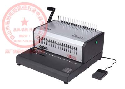 China Electricty Wire Coil Binding Machine , ISO9001 Manual Comb Binding Machine for sale