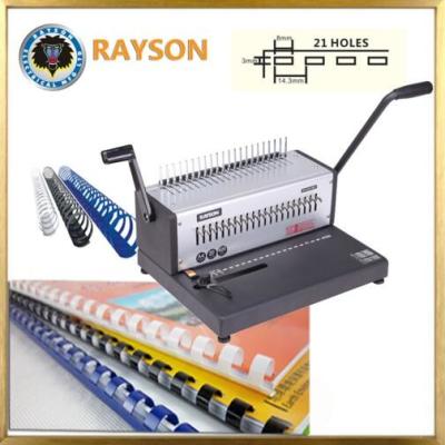 China A4 Size Comb Binder Machine 20 Sheets Full Metal Spiral Machine Binding Equipment for sale