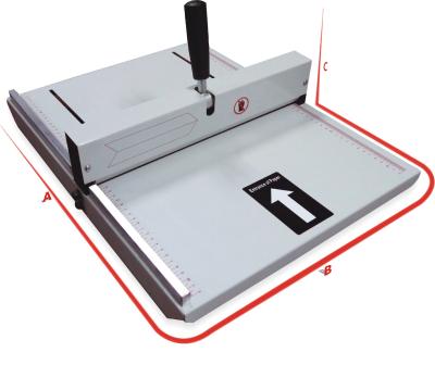 China A4 Dotted Line Strip Binding Machine Creases On Plain Paper / Paper Board for sale