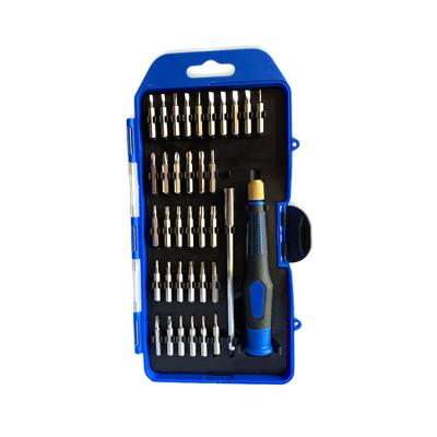 China Precision DIY Tools Best 35 in 1 Insulated Phone Repairing Tool Kit Professional Screwdriver Set for sale