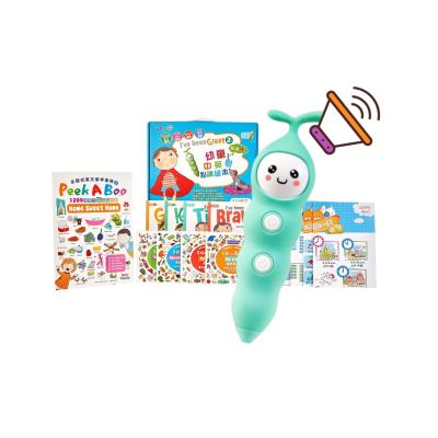 China Educational Toy I Was Big Book Deluxe Set XY1802 Children Reading Book Reader With Pointing Pen for sale