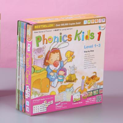 China Toy Phonics Kids Educational Set 1 with Pen Kids Talking Reader Reading Book with Reading Pen XY1806 for sale