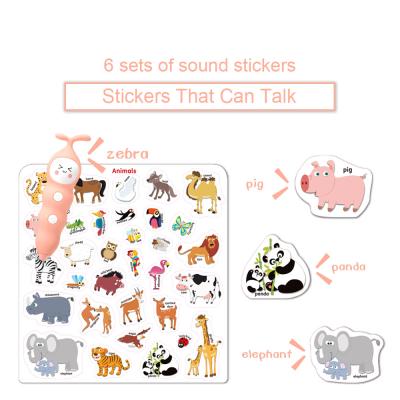 China Customized Educational Toy Kids Sticker DIY Book English Studying English Set Eco-friendly Children's Stickers for sale