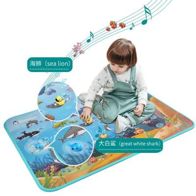 China 2020 Educational Toy Pen Playmat Activity Odorless Interactive Music Multilingual Electronic Reading Audio Mat for sale