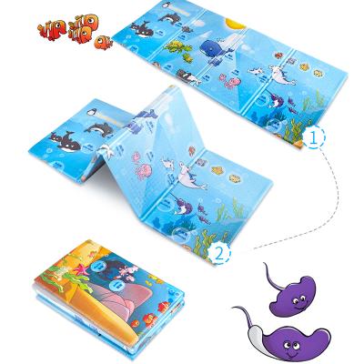 China Educational Toy New Children Water Proof XPE Play Mat Foldable Audio Foldable Sound Children's Educational Play Mat Fold-Up Mat for sale