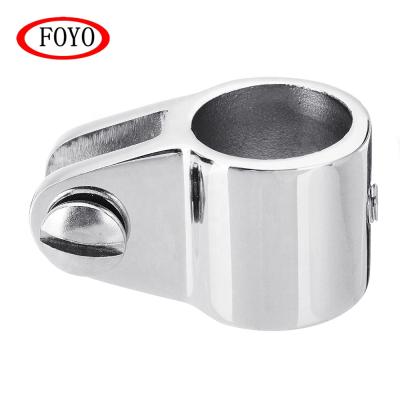 China Used In Boat Leisure Foyo Marine Brand Bimini Tops Mirror Polish Bimini 316 Stainless Steel Bimini Top Jaw Slide Marine Hardware for sale