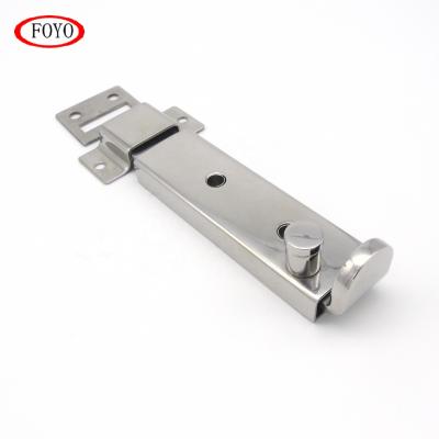 China Used in Foyo Marine Brand Hot Sale Marine Hardware 316 Stainless Steel Slide Bolt Door Latch Heavy Duty Lock for Boat & Yacht & Kayak for sale