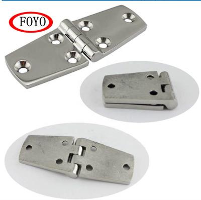 China Used in Boat Accessories Marine Hardware 316 Stainless Steel Marine Fishing Polished Universal Door Hinge for sale