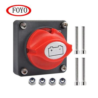 China Used in boat FOYO brand battery power switch refit marine salling high current battery cut off battery switch for yacht truck car auto boat for sale