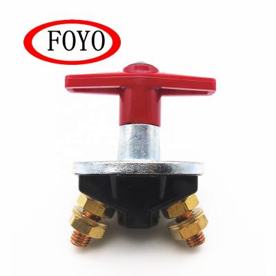 China Used in salling marine boat FOYO brand latched battery disconnect switch battery holder with switch auto battery switch for yacht truck car auto boat for sale