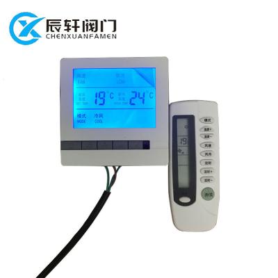 China Indoor Fan Coil Thermostat 3 Speed ​​Temperature Timer Thermostat for sale