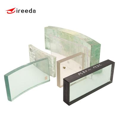 中国 Buildings Premium Bulletproof Glass Visor Ballistic Visor Helmet Visor Toughened Laminated Glass For Cargo Vehicles 販売のため