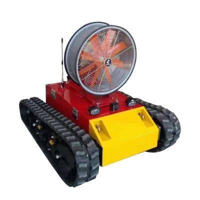 China Fire Fighting Chassis Extinguisher Fire Extinguisher Fire Water Pump Multifunctional Remote Control Rubber Tracked Robot en venta