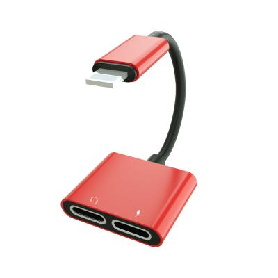 China MP3/MP4 Player 2 in 1 3.5mm Earphone Charger Lightweight Audio Ning Adapter for iPhone iPad for sale