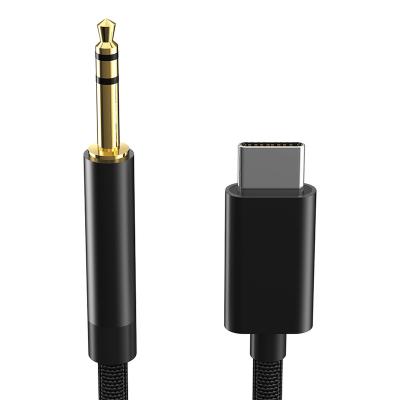 China Charging& Type-c AUX. from music cable to aux cable. 3.5mm compatible with Huawei car audio cable for sale