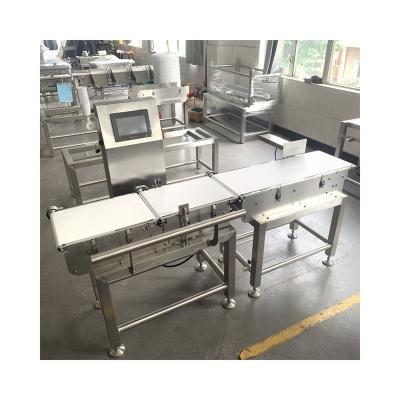 China Checkweigher Food Packaging Conveyor Checkweigher with Rejector Inline Checkweigher CQ-XP210 for sale