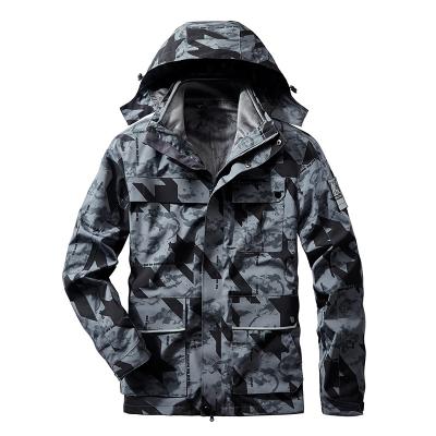 China Mren Women QUICK DRY Custom Slim Fit Zipper Waterproof Winter Camouflage Printed Fleece Jackets for sale