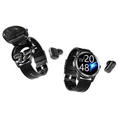 China MP3 Playback X6 24h Health Waterproof Wrist Watch Bpm Ip67 Play Music Ble 5.0 Earphone 2 In 1 Earbuds Tws Smart Watch And Radio for sale