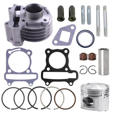 China High Quality 39mm Bore Cylinder Steel Kit For 4 Stroke GY6 49cc 50cc Scooter Moped ATV Go Kart Taotao for sale