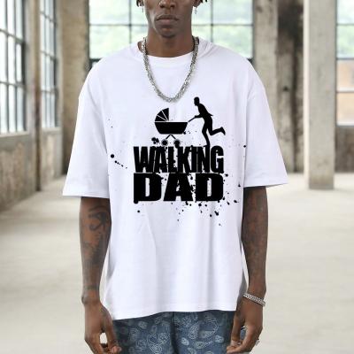 China High Quality Anti-Wrinkle Mens T-shirt Printed Short Oversized Super Dad Shirt Mens Graphic Sleeve Tops Of The Day for sale