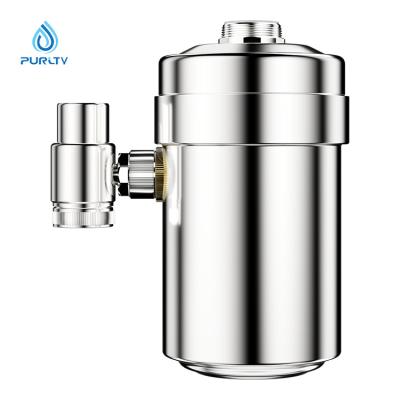 China Hotel Environmental Household Water Supply Faucet Filter Purified Water Strainer Device Filter Nozzle Faucet Tap Water Purifier for sale