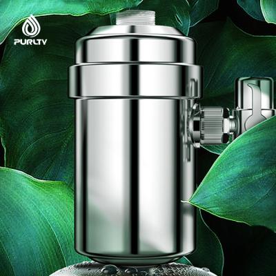 China Hotel Portable Household Magnetic Cartridge Clean Drinking Tap Connected Water Filter Kitchen Faucet Water Filtration Water Purifier for sale