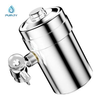 China Hotel Manufacturer Infrared Sterilization Shower Filter Private Label Shower Filter Tap Purifier For Hard Water Shower Water Filter for sale