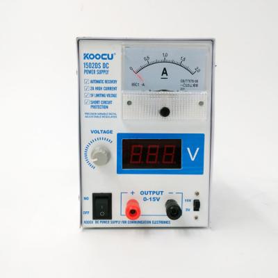 China For Electronics Maintenance & Repair [KOOCU] Adjustable Digital DC Regulated Bench Power Supply KOOCU-1502DS 15V 2A For Phone Repair for sale