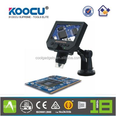 China [KOOCU] HD Digital-600X Industrial Zoom Microscope with Built-in Battery FHD Vi (4.3-Inch HD Display 2017 Newer) for sale