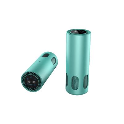 China Newest 2022 UV Sterilization Air Purifier Portable USB Car Air Purifier Air Filter for sale