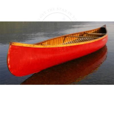 China Fishing Beautiful Red Color Wood Fishing Kayak/Boat/Canoe Handmade Cedar From China for sale