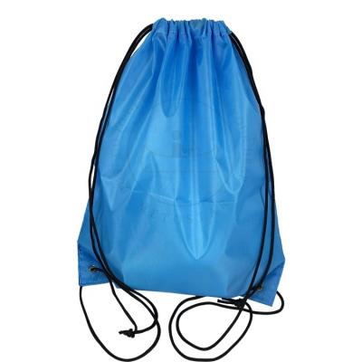 China High Quality Eco-friendly Polyester Drawstring Sports Backpack Gym Waterproof Custom Logo Promotional Fitness Drawstring Bags for sale