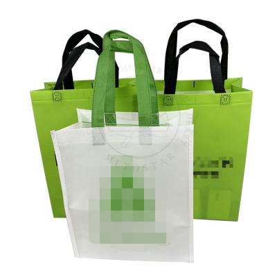 China Custom Eco Friendly Eco Friendly Recycle Durable Extra Large Tote Polypropylene Non Woven Reusable Grocery Bags With Logo for sale