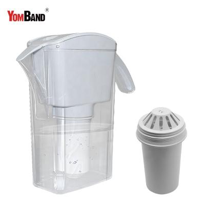 China Outdoor filtration 1000L life, lasting 4 months with filter replacement reminder filter water pitcher for sale