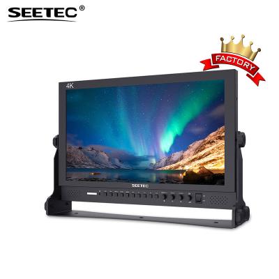 China Seetec 3G/HD/SDI HDMI Home Design 1920x1080 Curved Aluminum Wide View Angle Between 17inch Monitor for sale