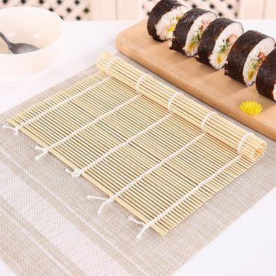 China Sustainable Sushi Tools Roll Curtain Seaweed Rice Sushi Roll Bamboo Curtain Roll for sale