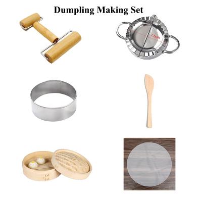 China Sustainable High Quality Kitchen Instrument Pastry Tools Stainless Steel Press Mold Dumpling Making Set for sale